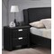 Baxton Studio Frey Black Upholstered Modern Nightstand 98-4826 - alternate 4